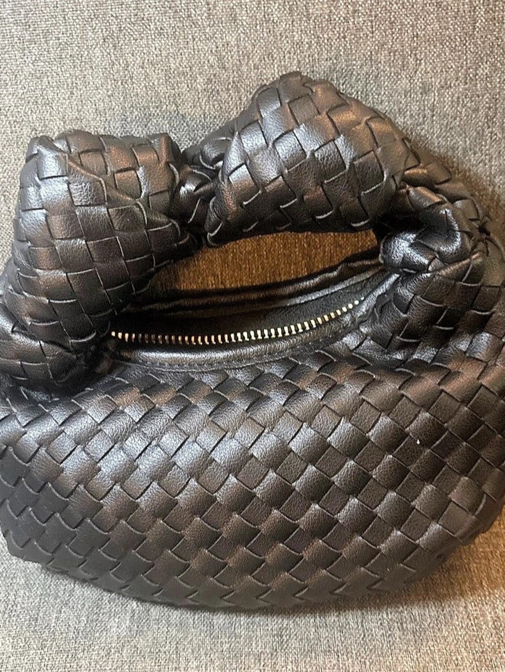 Belk Woven Hobo Bag Black